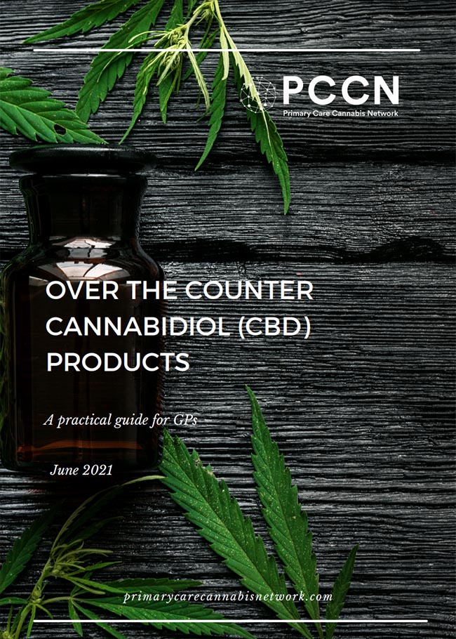 Cover of document "Over the Counter CBD Products"